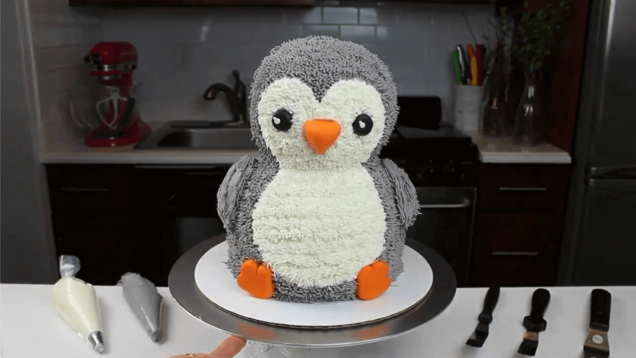 Baby Penguin Cake