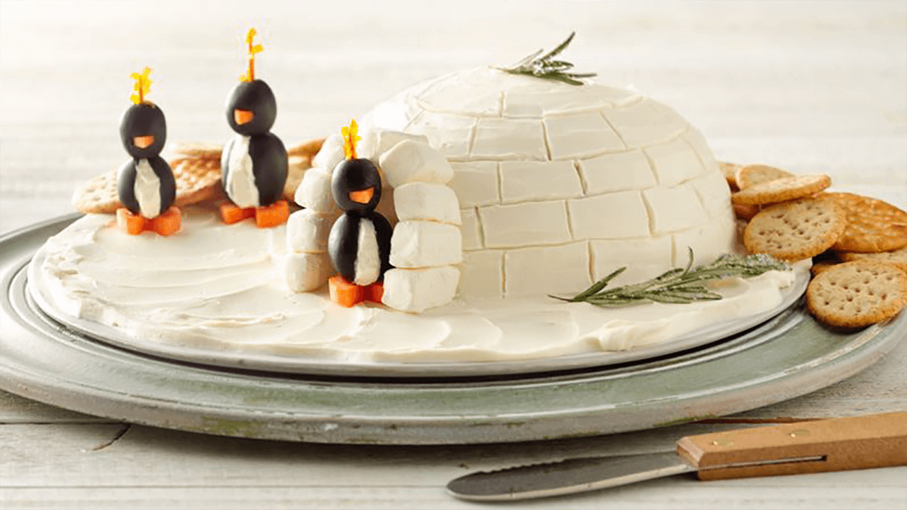 Cream Cheese Penguins