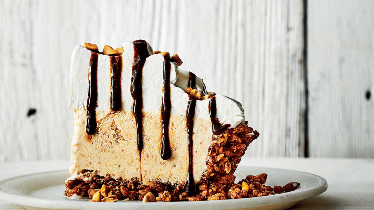 No Bake Peanut Butter Cream Pie